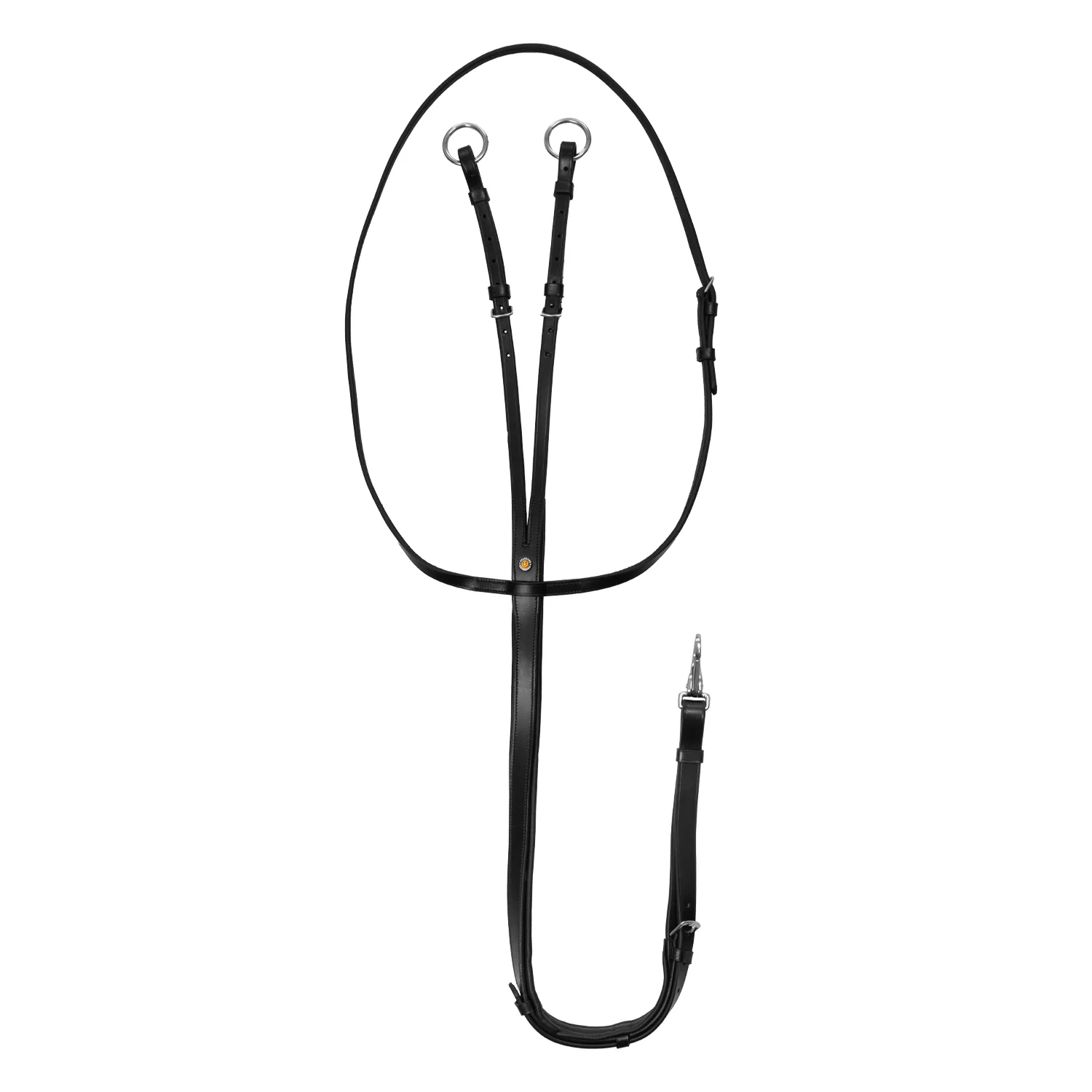 Equestro Martingale Leather Silver Seams
