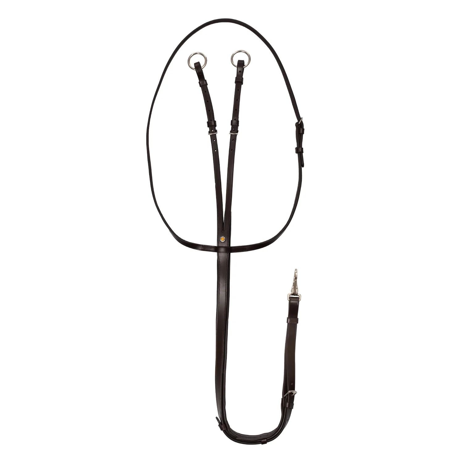 Equestro Martingale Leather Silver Seams - Image 6