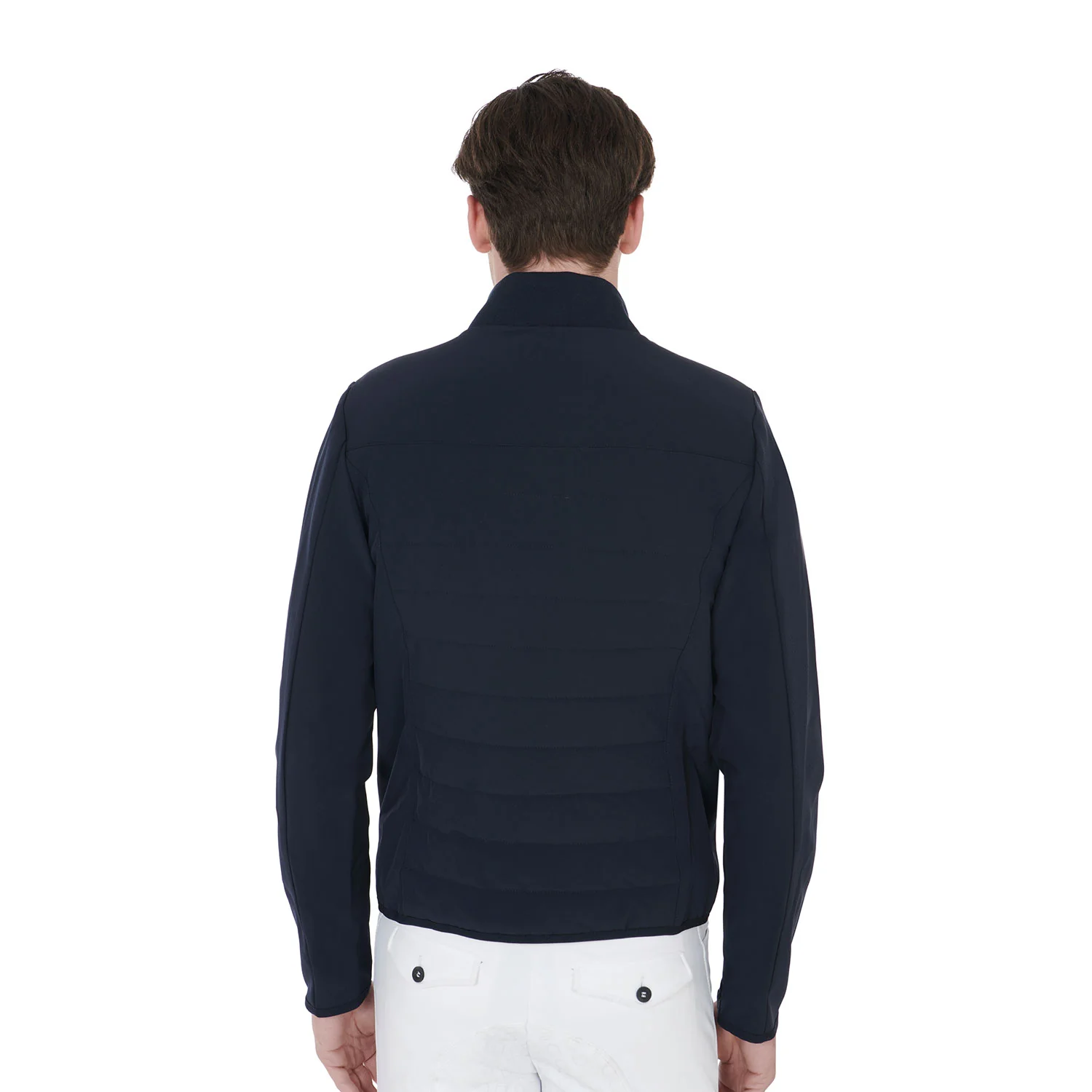 Equestro Men's Jacket In Perforated Technical Fabric - Image 2