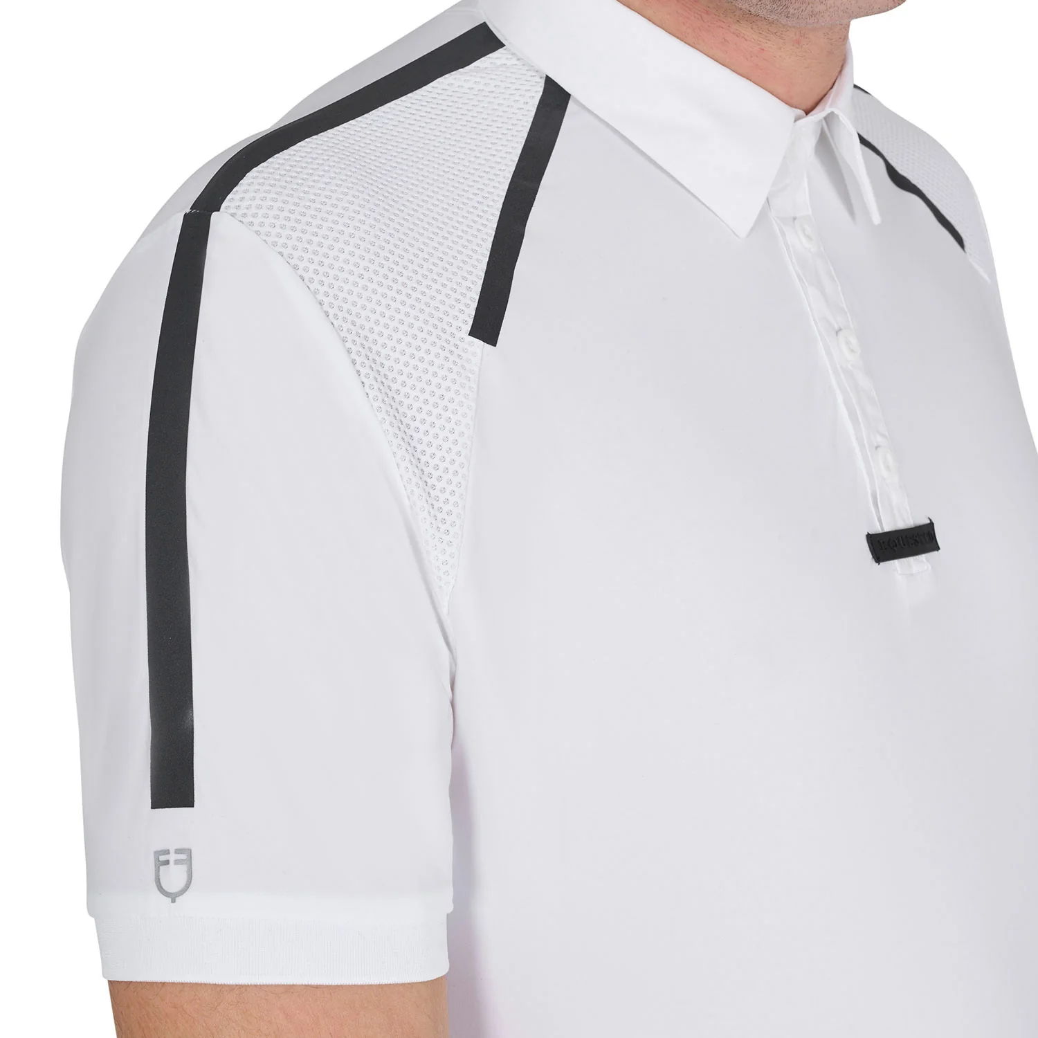 Equestro Men's Slim Fit Short Sleeve Competition Polo Shirt - Image 9