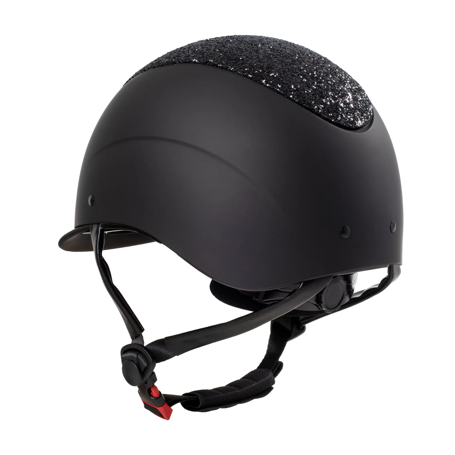 Equestro Narrow Visor Helmet With Rhinestones En 1384-2023 Homologation - Image 2
