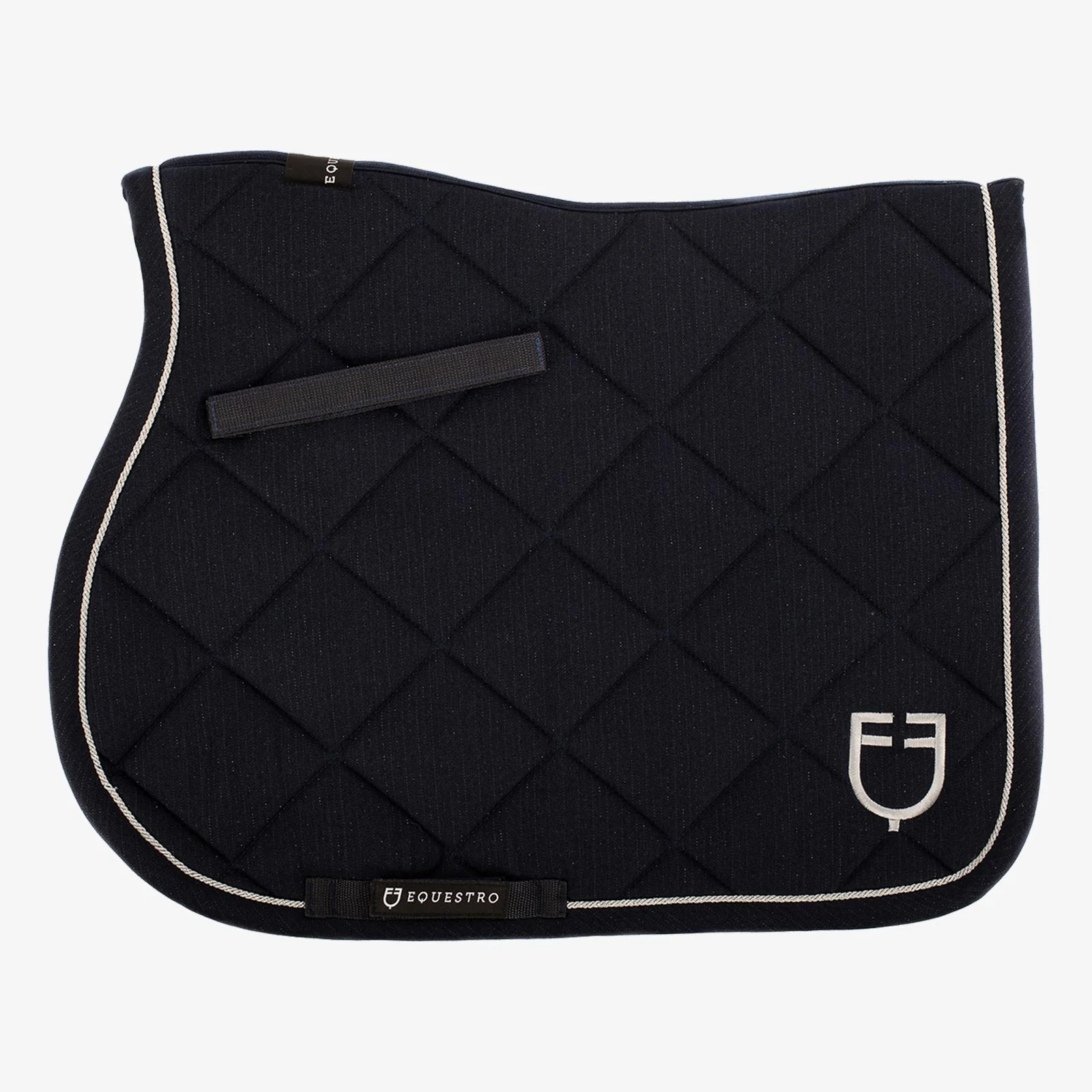 Equestro Pony Jumping Saddle Pad In Cotton With Logo - Image 9