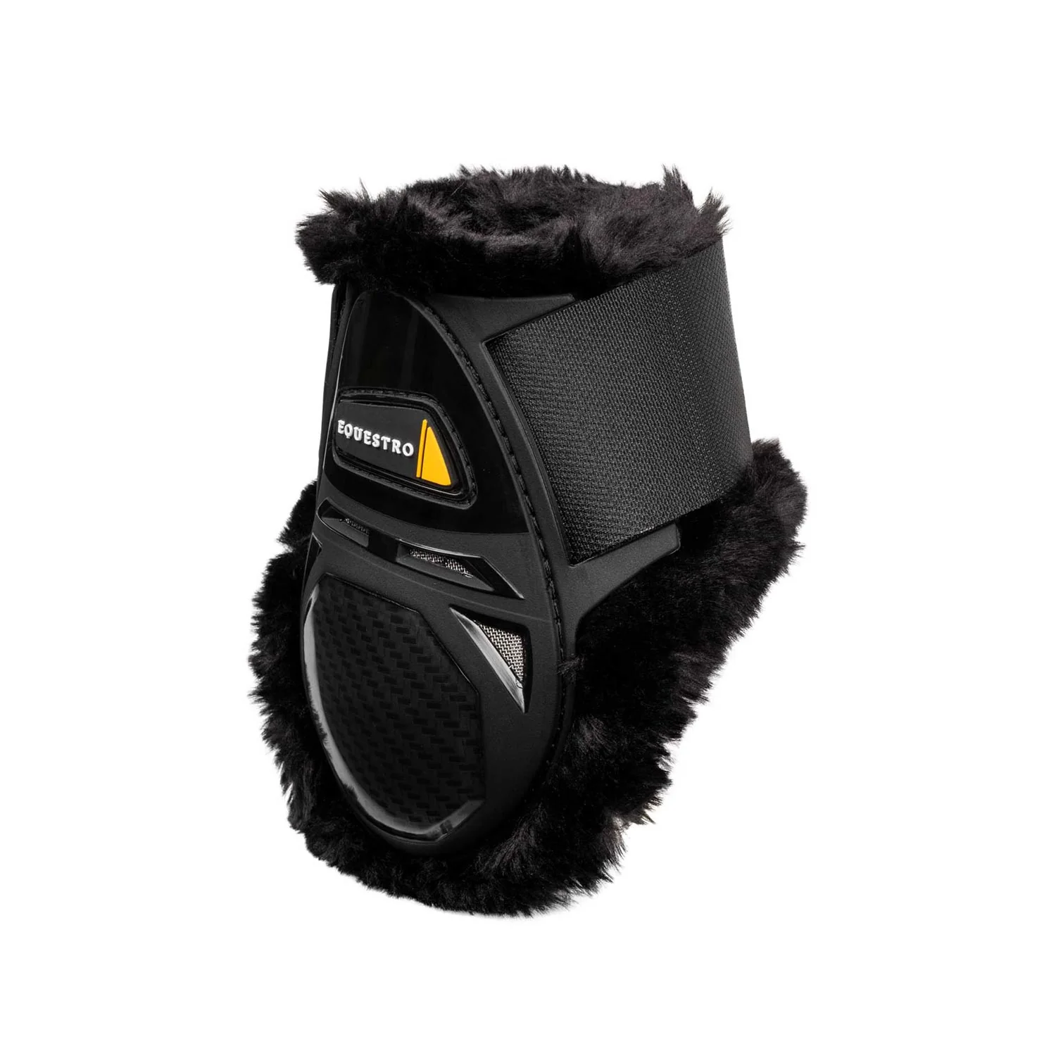 Equestro Spider Man Fetlock Boots With Synthetic Sheepskin - Image 2