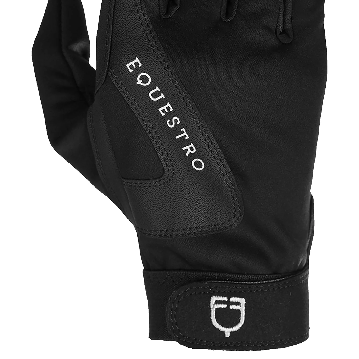 Equestro Technical Fabric Gloves With Fleece Lining - Image 2