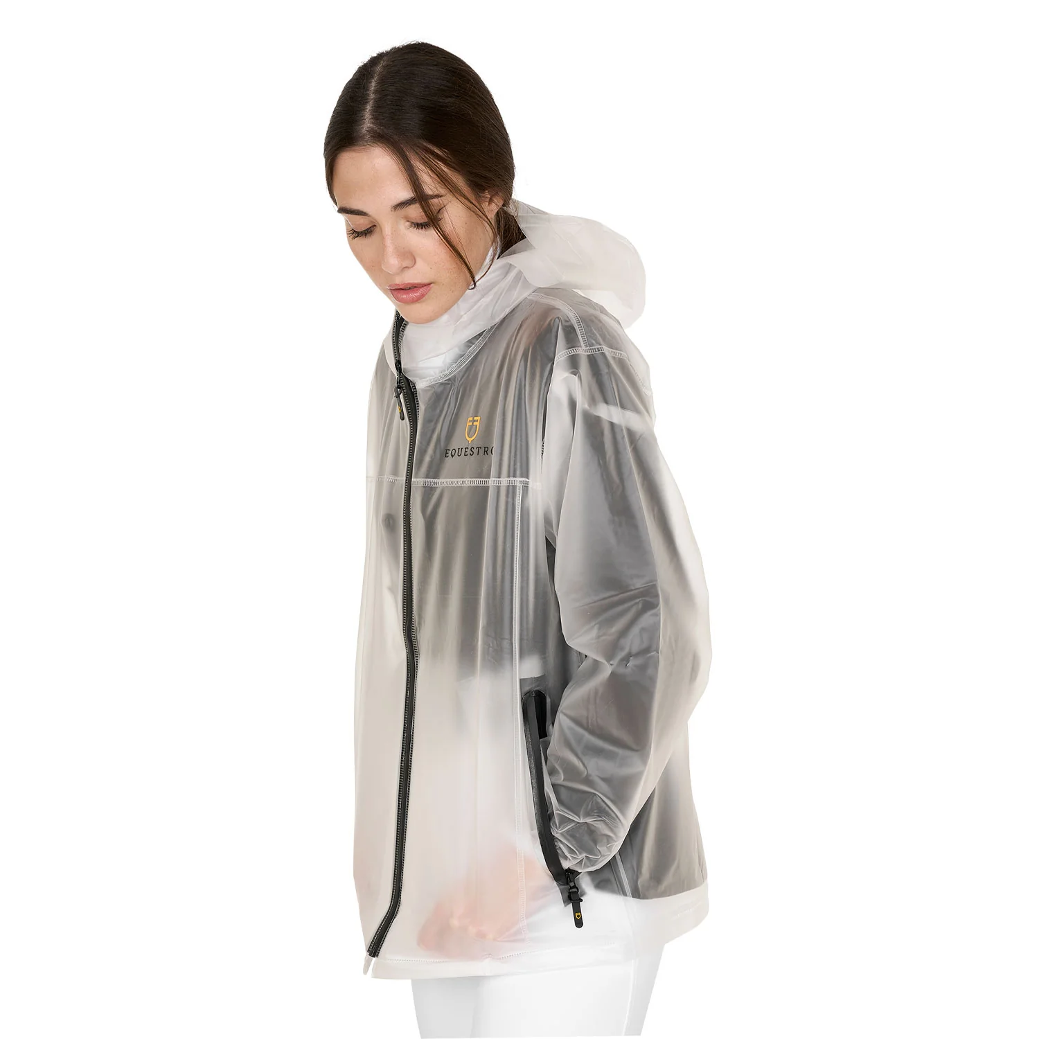 Equestro Unisex Basic Raincoat - Image 7