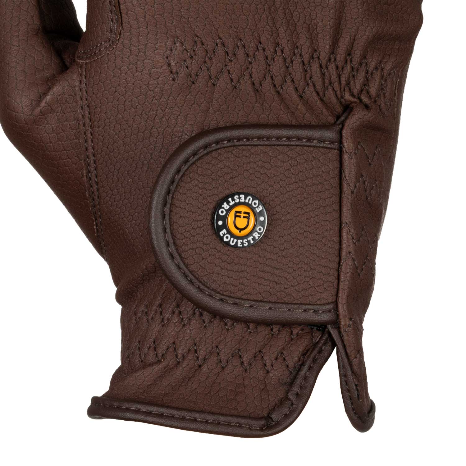 Equestro Unisex Synthetic Leather Gloves with Tear-Away Closure - Image 11