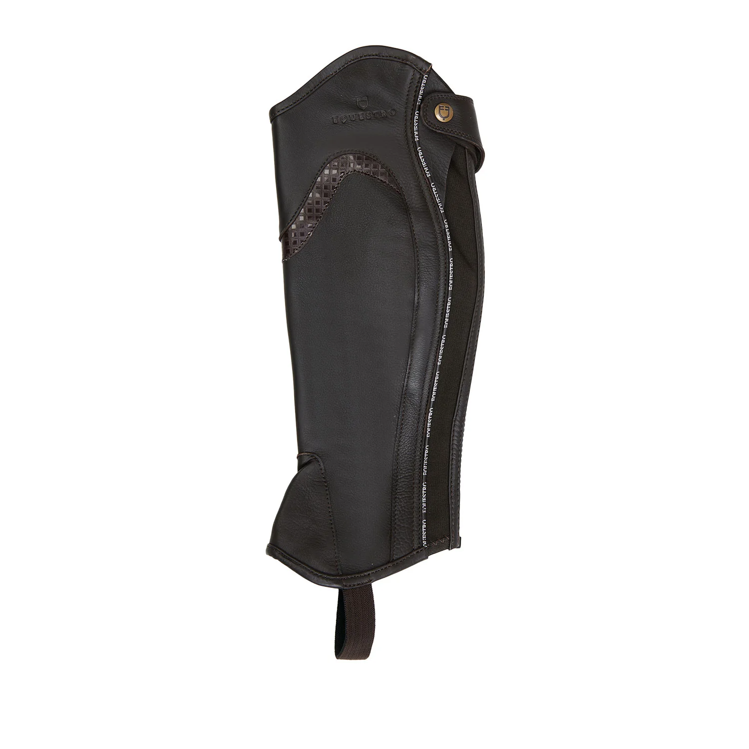 Equestro Unisex Leather Gaiters With Contrasting Profile - Image 10