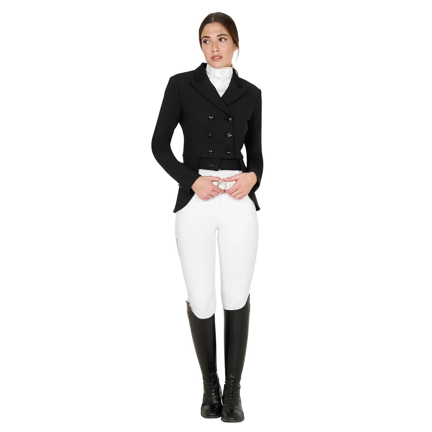 Equestro Women's Competition Dressage Half Tailcoat - Image 6