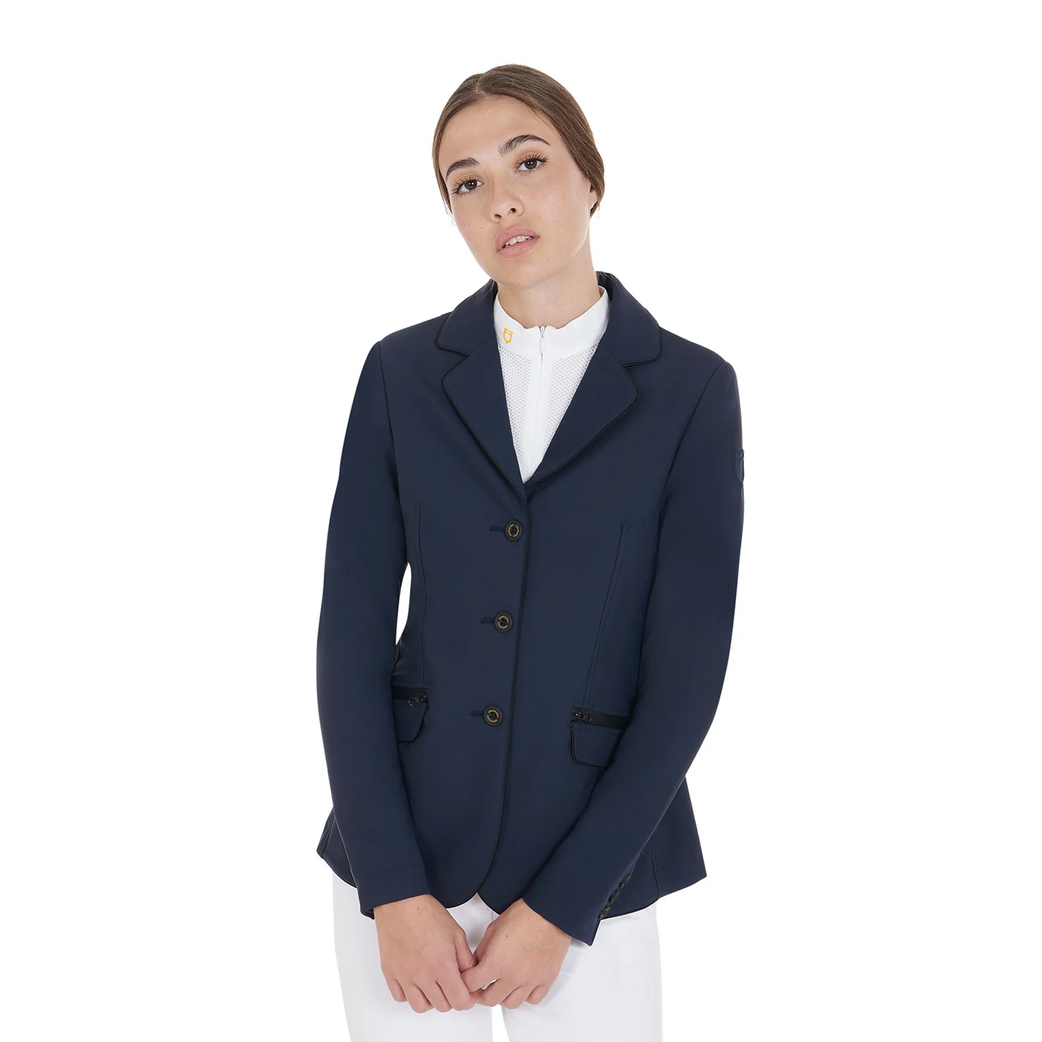 Equestro Women's Competition Jacket In Technical Fabric - Image 37