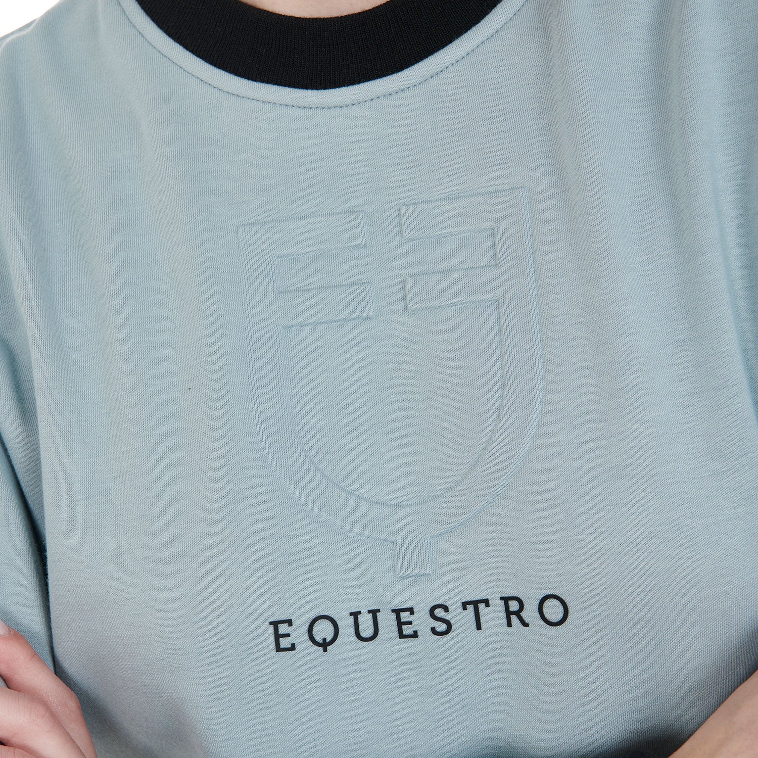 Equestro Women's Cropped Crewneck Sweatshirt - Image 10