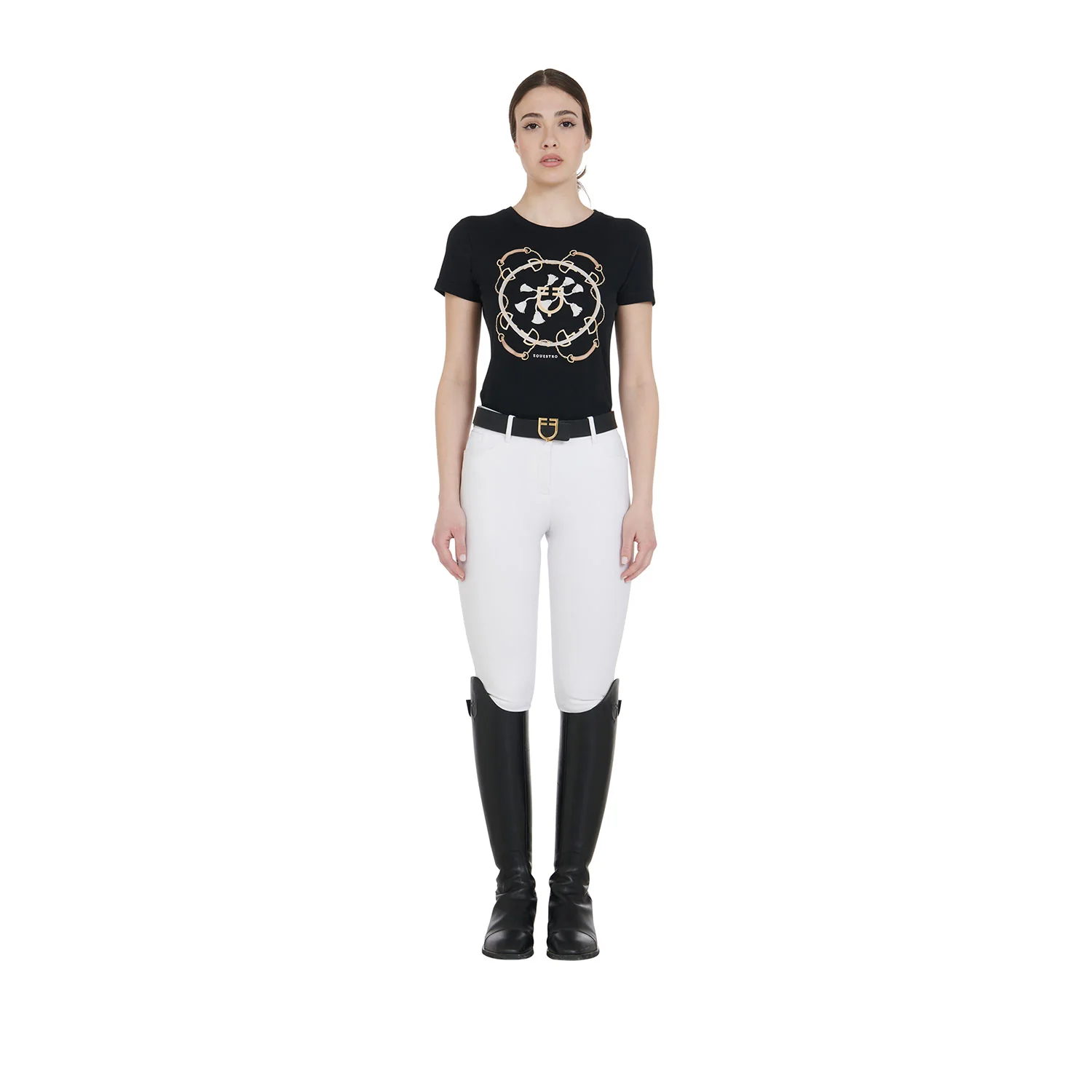 Equestro Women's Full Grip Slim Fit Breeches - Image 50