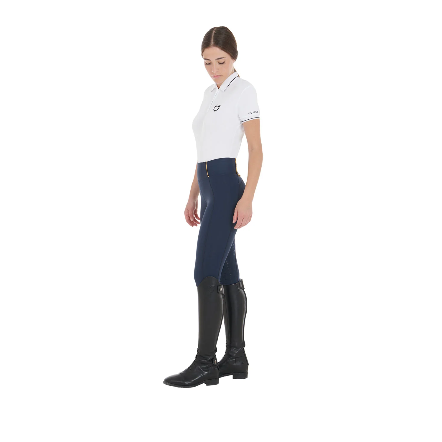 Equestro Women's Slim Fit Full Grip Leggings - Image 150
