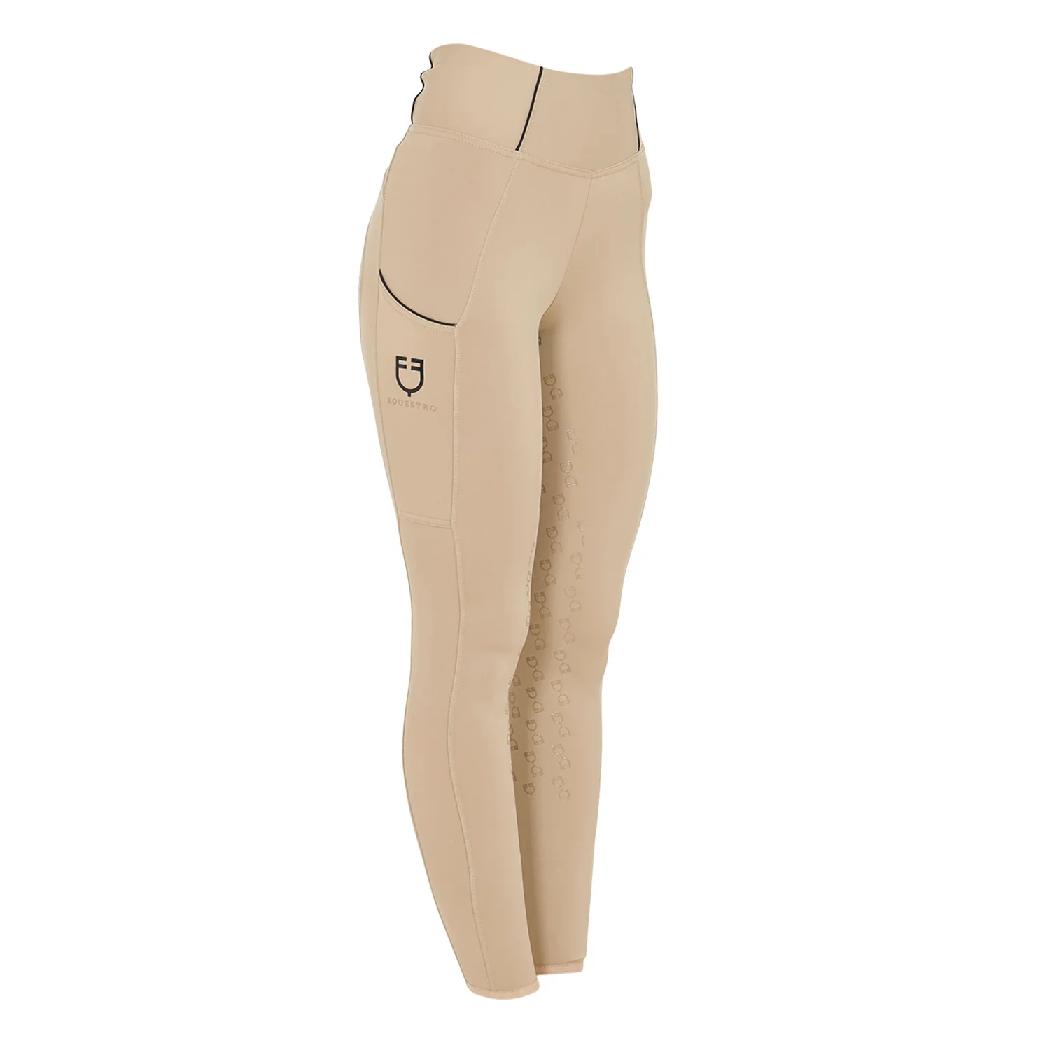 Equestro Women's Slim Fit Full Grip Leggings - Image 56