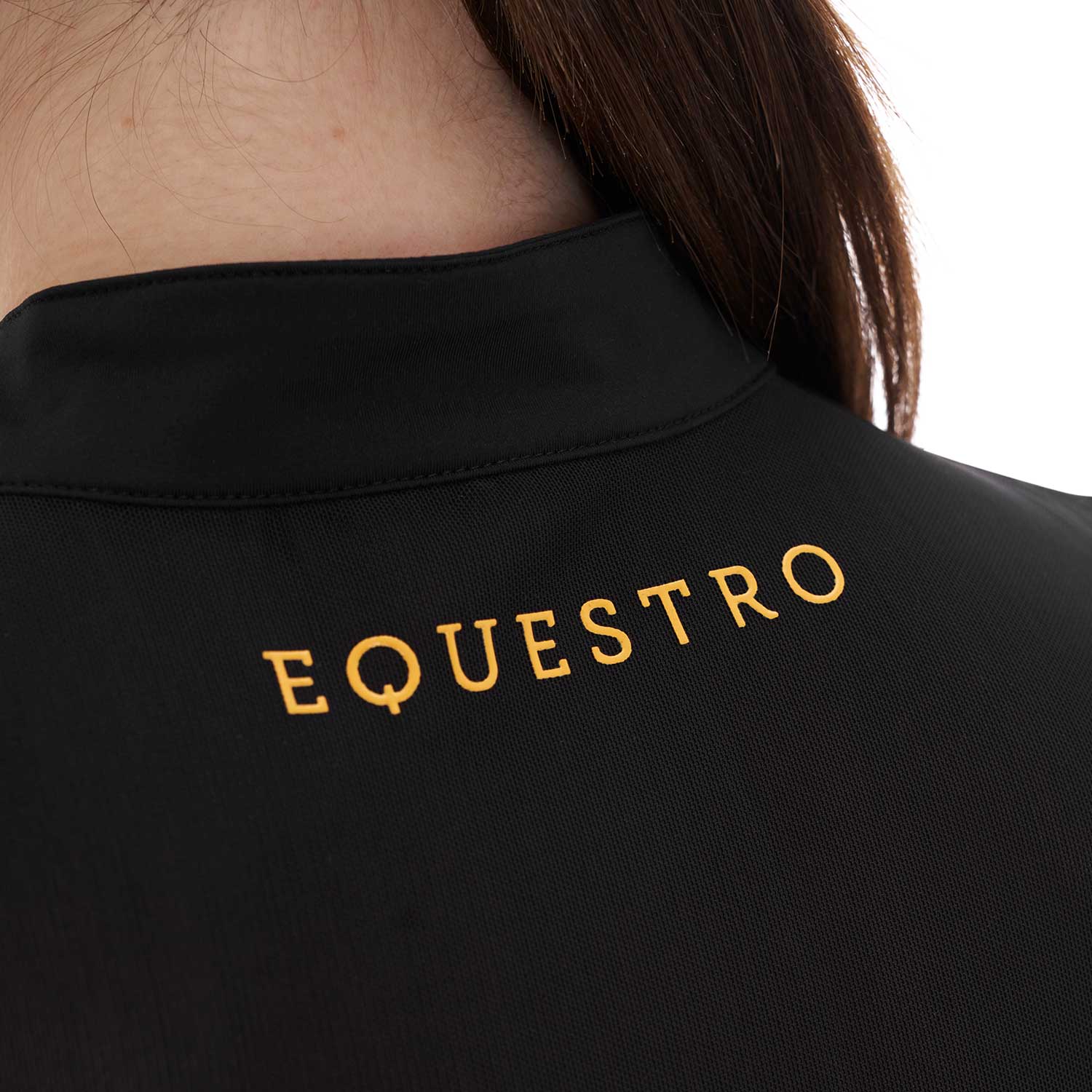 Equestro Women's Training Polo Shirt With Mesh Inserts - Image 4