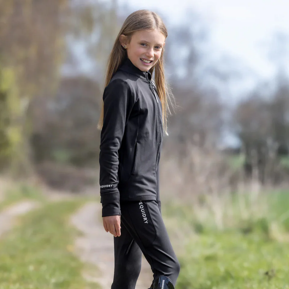 EQUIDRY Children's Water Repellent Zip up Top