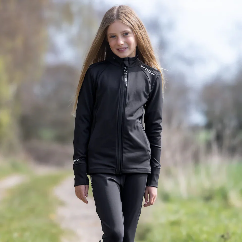 EQUIDRY Children's Water Repellent Zip up Top - Image 2