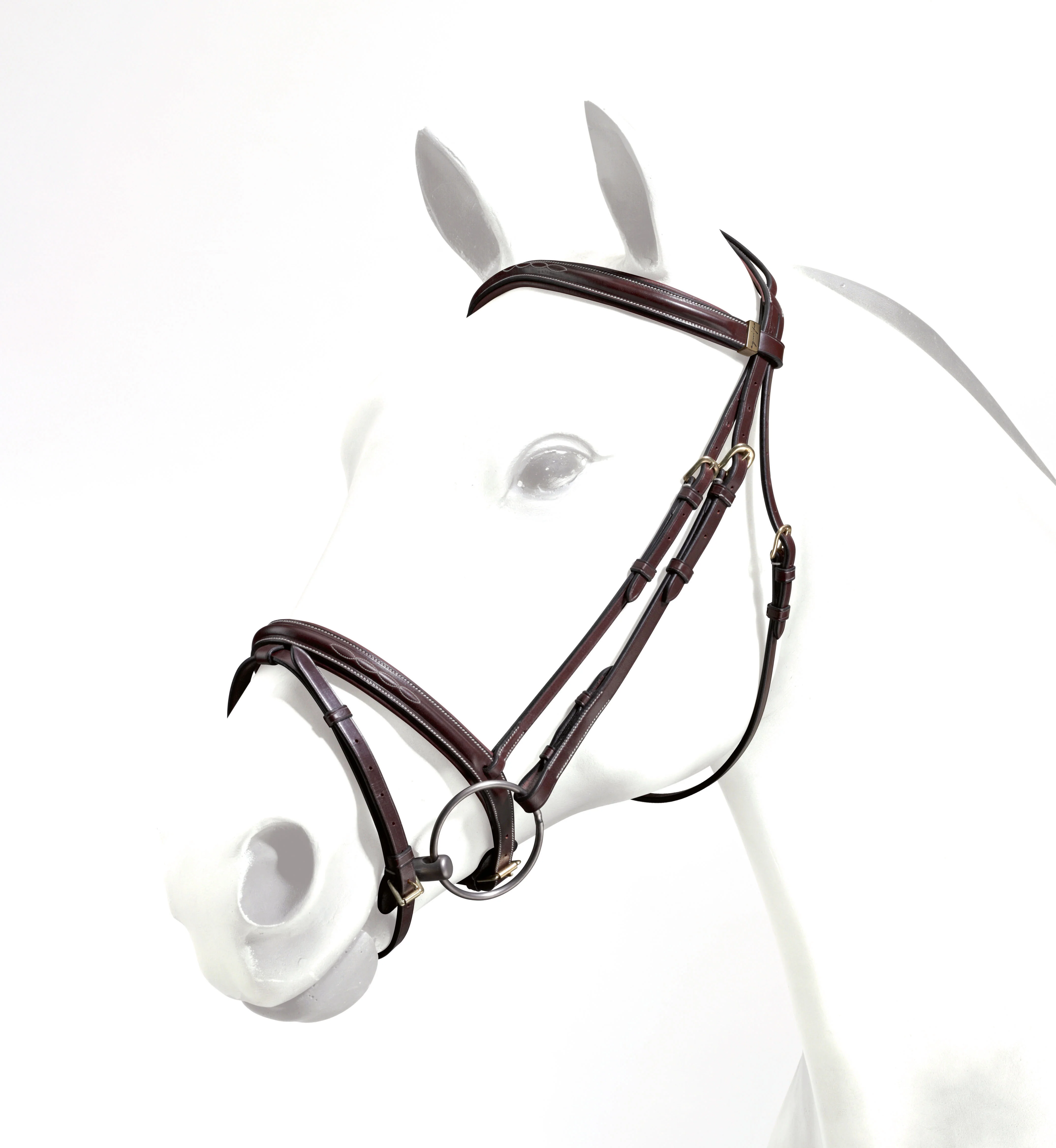 Equipe Emporio Brass Fittings Bridle - No Reins