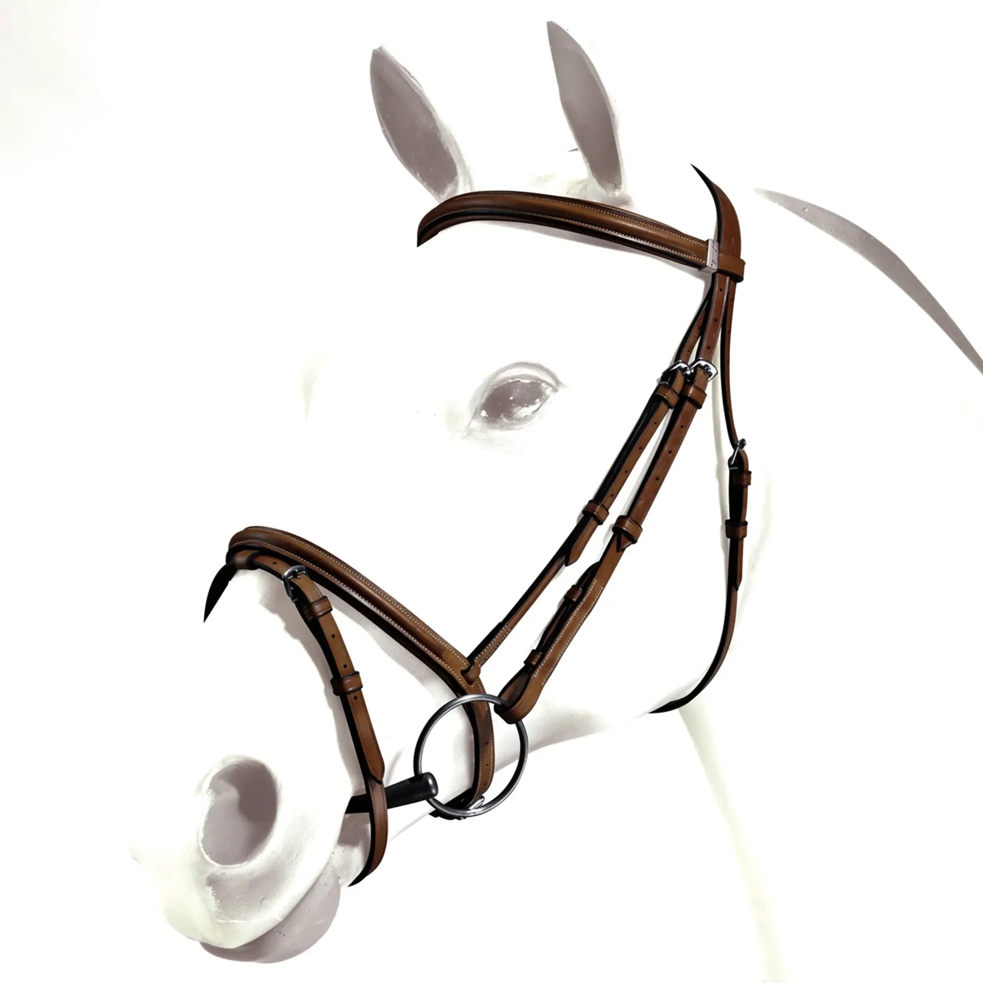 Equipe Emporio Plain Flash Bridle - No Reins
