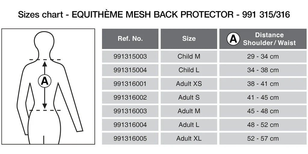 Equitheme Mesh Back Protector - Image 14