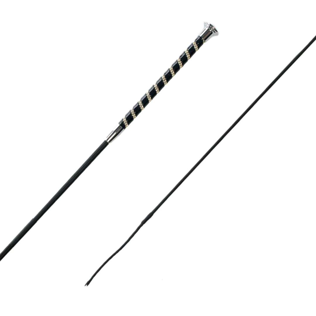 GS Equestrian Sparkle Dressage Whip with 11cm Flick - Image 2