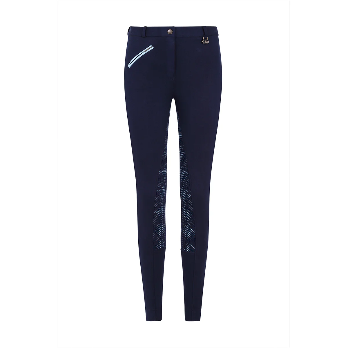 GS Equestrian Carol Ladies Two Tone Silicone Full Seat Jodhpurs - Image 15