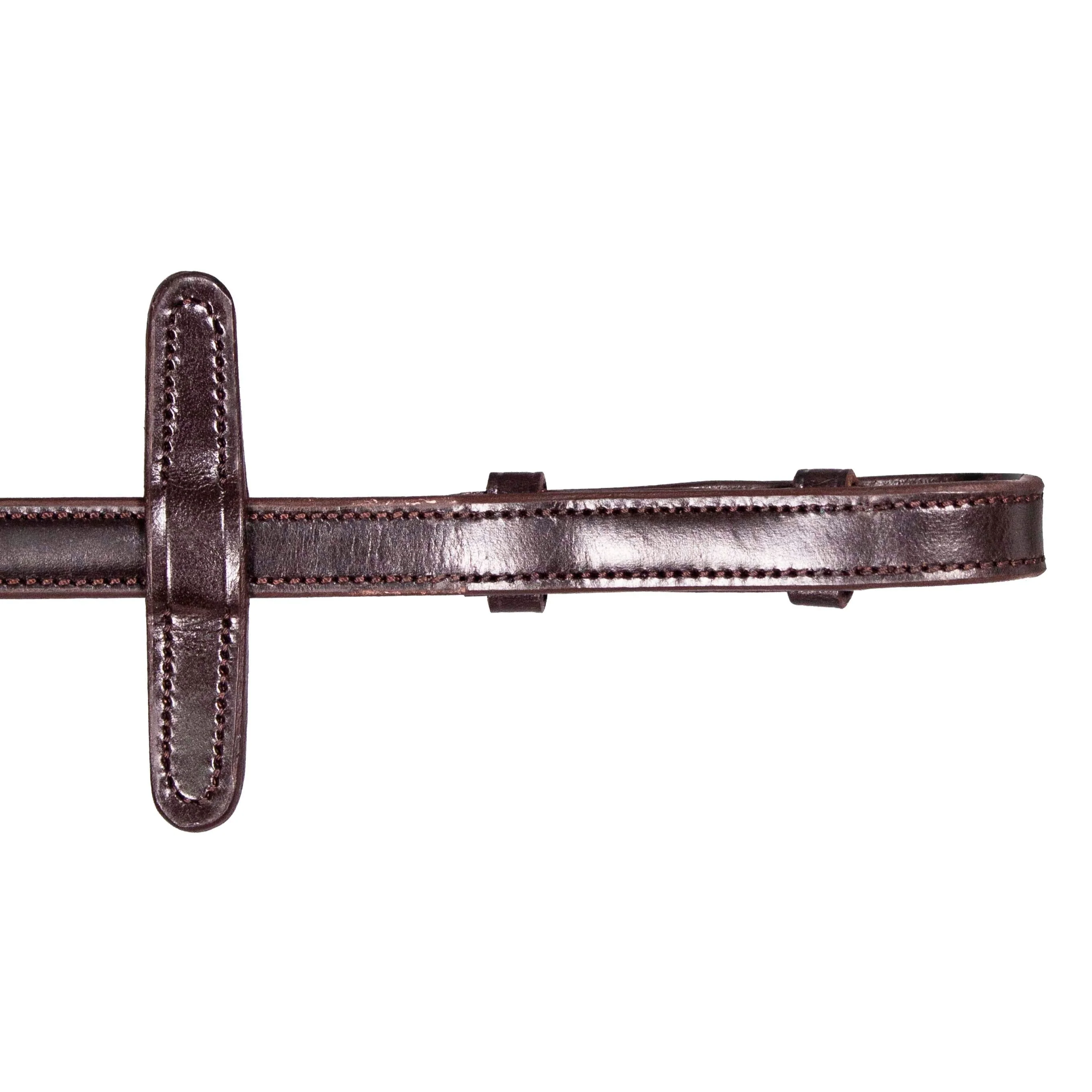 Henry James V-Grip Hybrid Rubber Reins With Leather Stoppers - Image 7