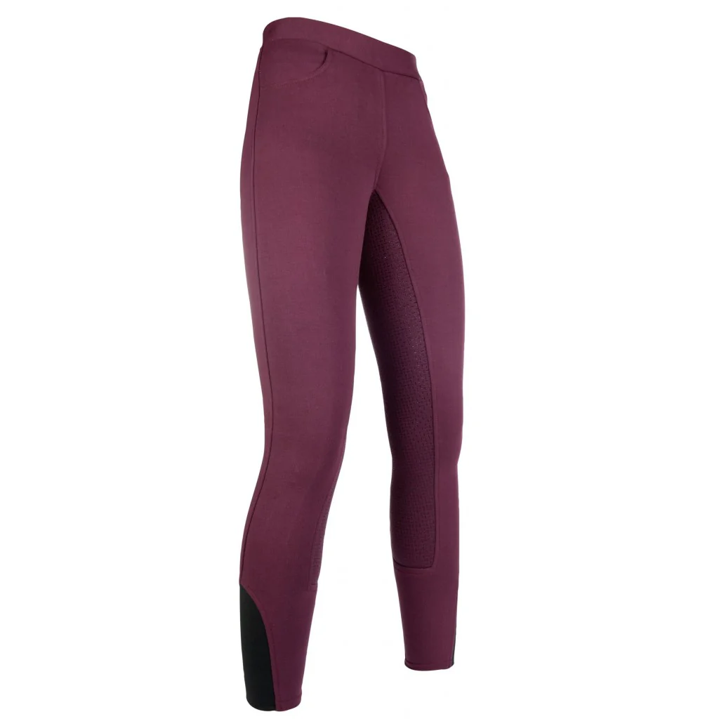 HKM Yvi Full Seat Silicone Children's Riding Leggings - Image 2