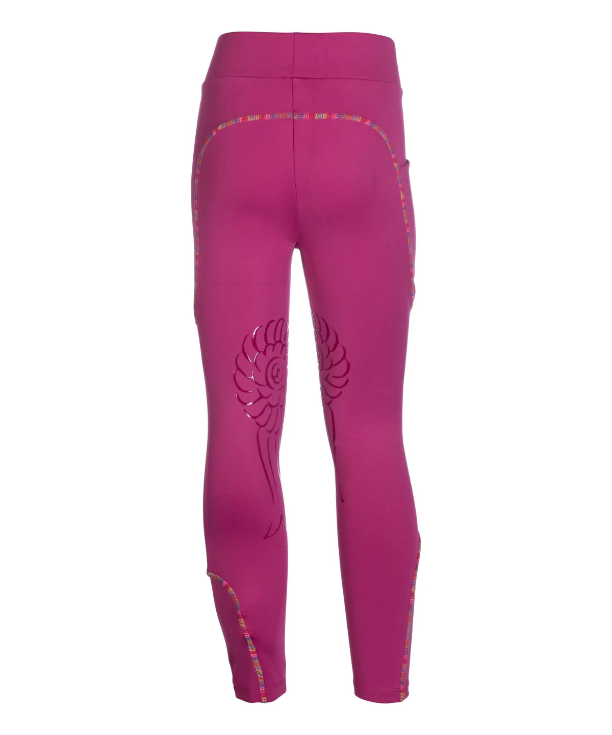 HKM Children's Silicone Full Seat Riding Tights -Polly- - Image 3