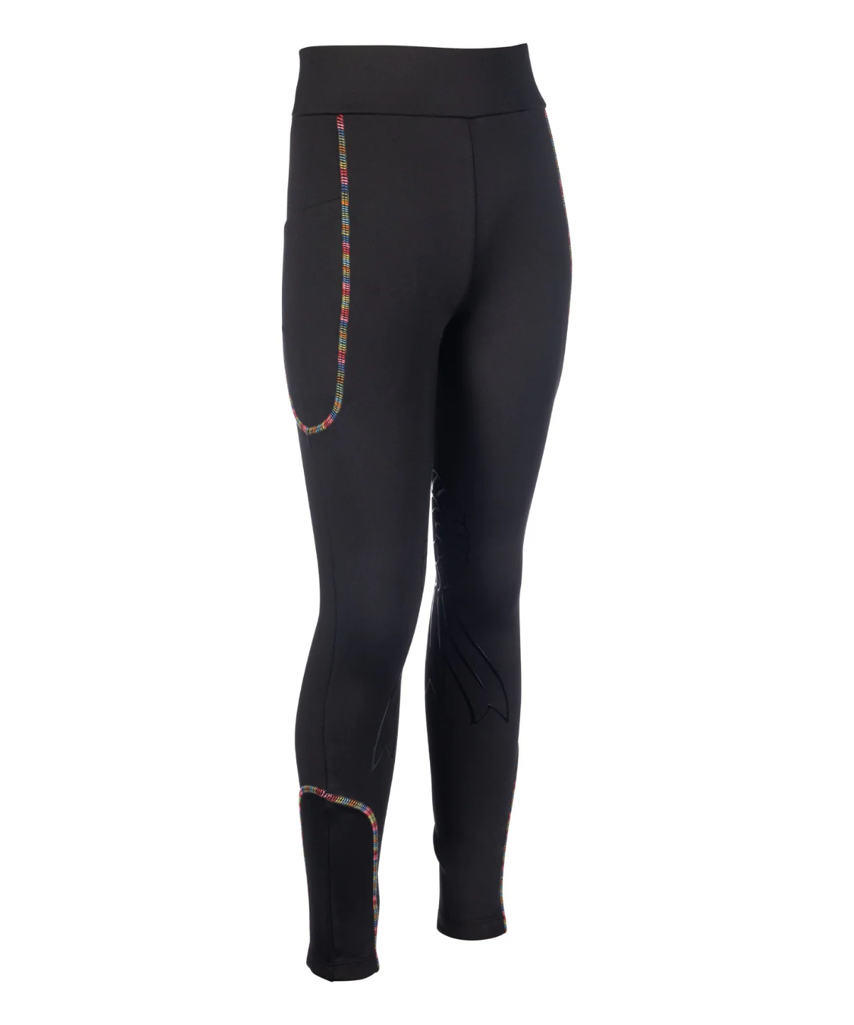 HKM Children's Silicone Full Seat Riding Tights -Polly- - Image 4