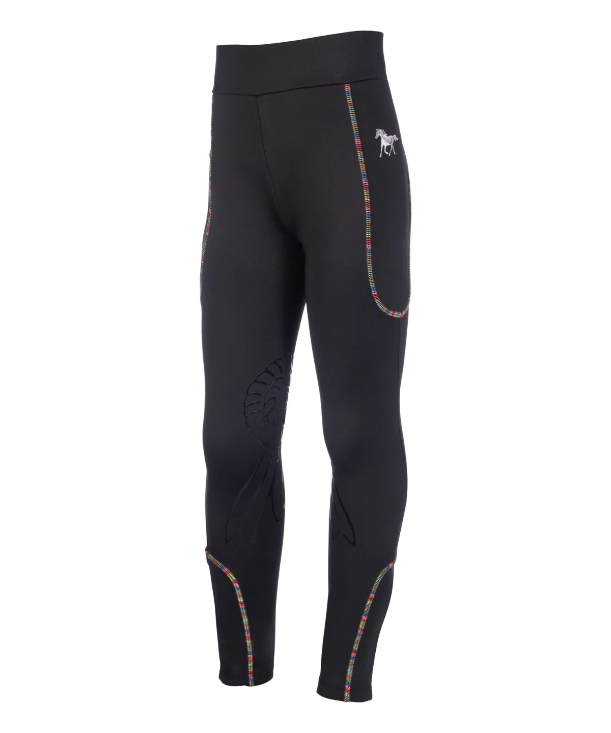 HKM Children's Silicone Full Seat Riding Tights -Polly- - Image 5