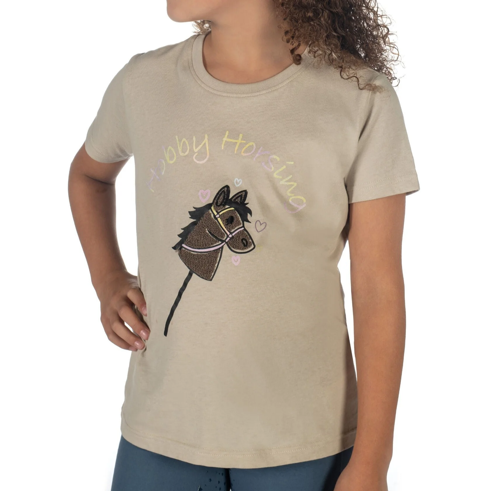 HKM Children's T-shirt -Hobby Horsing Rainbow- - Image 4