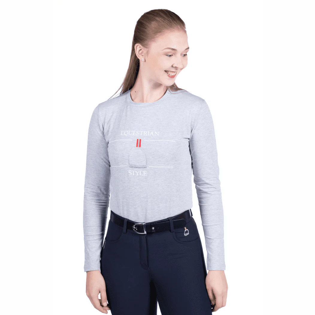 HKM Equine Sports Style Long Sleeve Shirt - Image 4