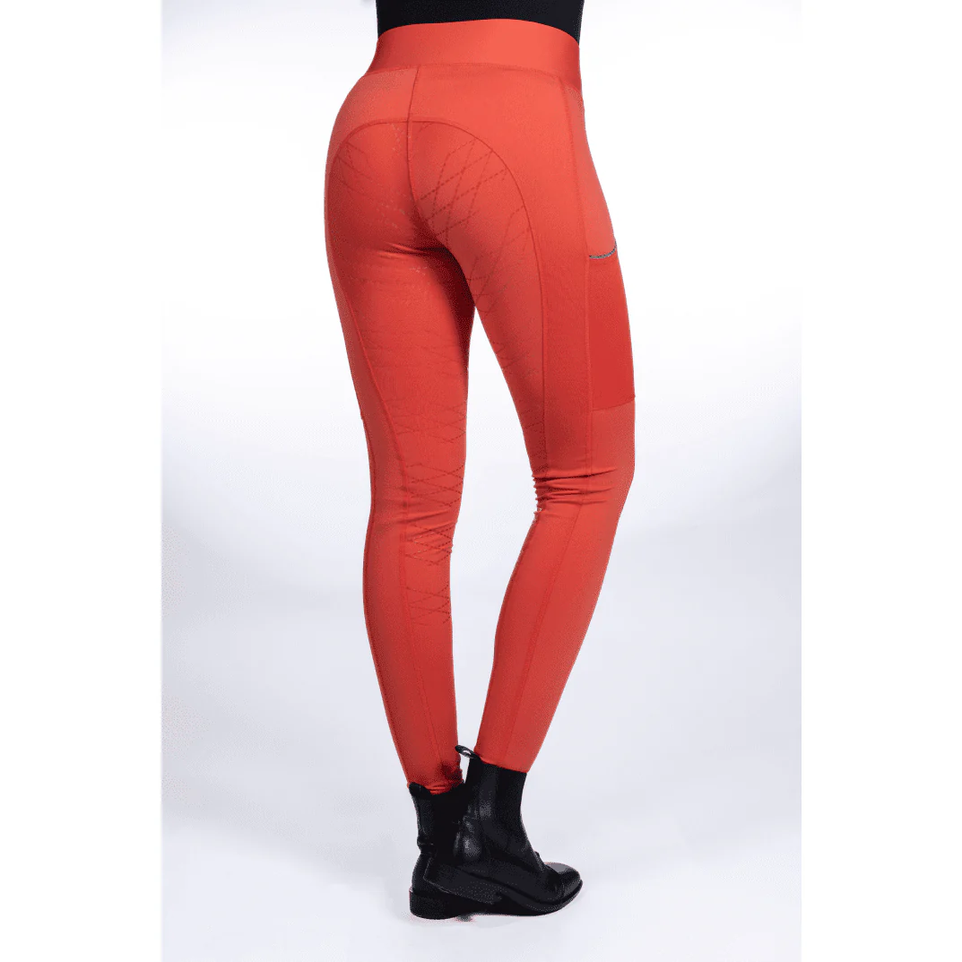 HKM Savona Style Silicone Full Seat Riding Leggings - Image 2