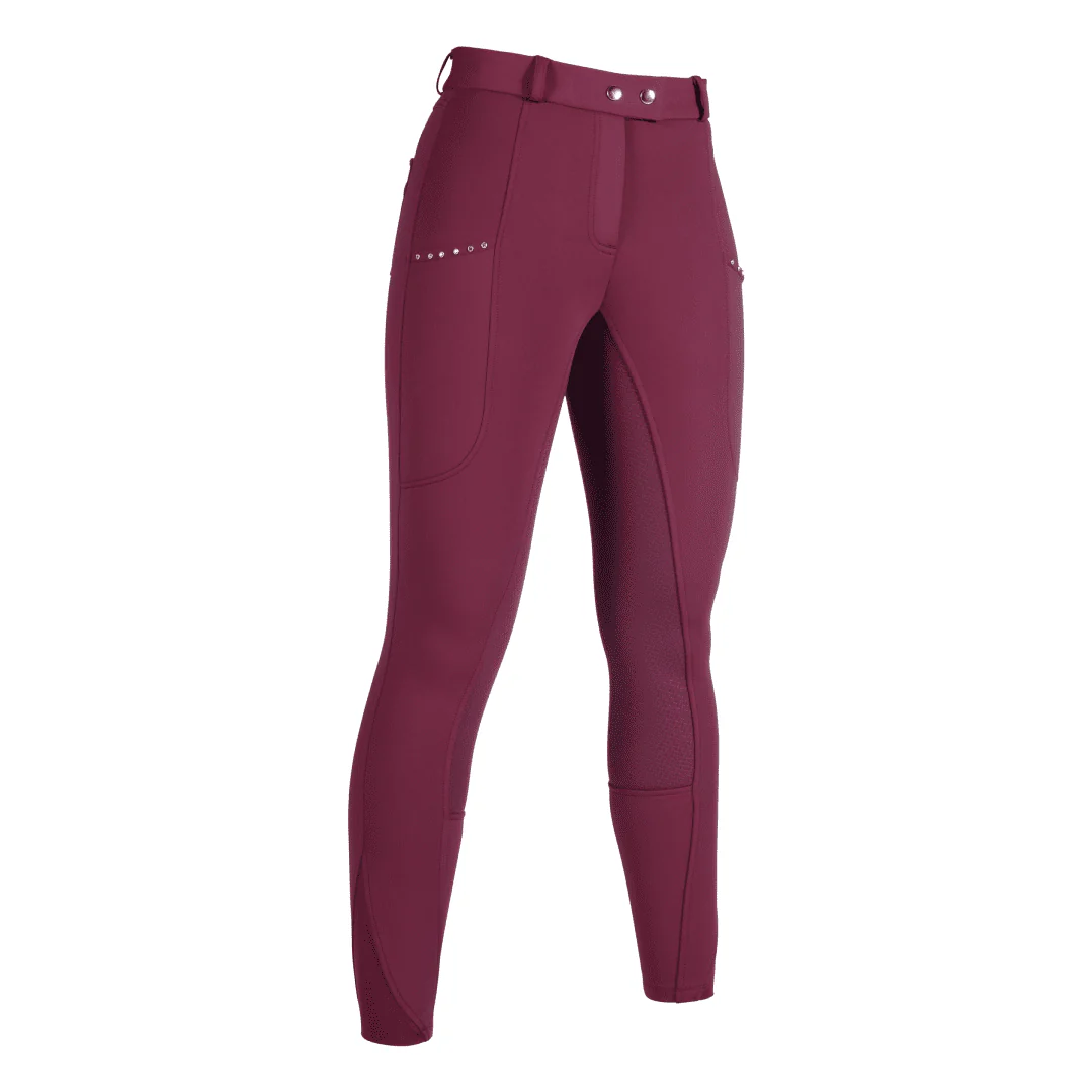 HKM Monaco Silicone Full Seat Winter Riding Breeches - Image 6
