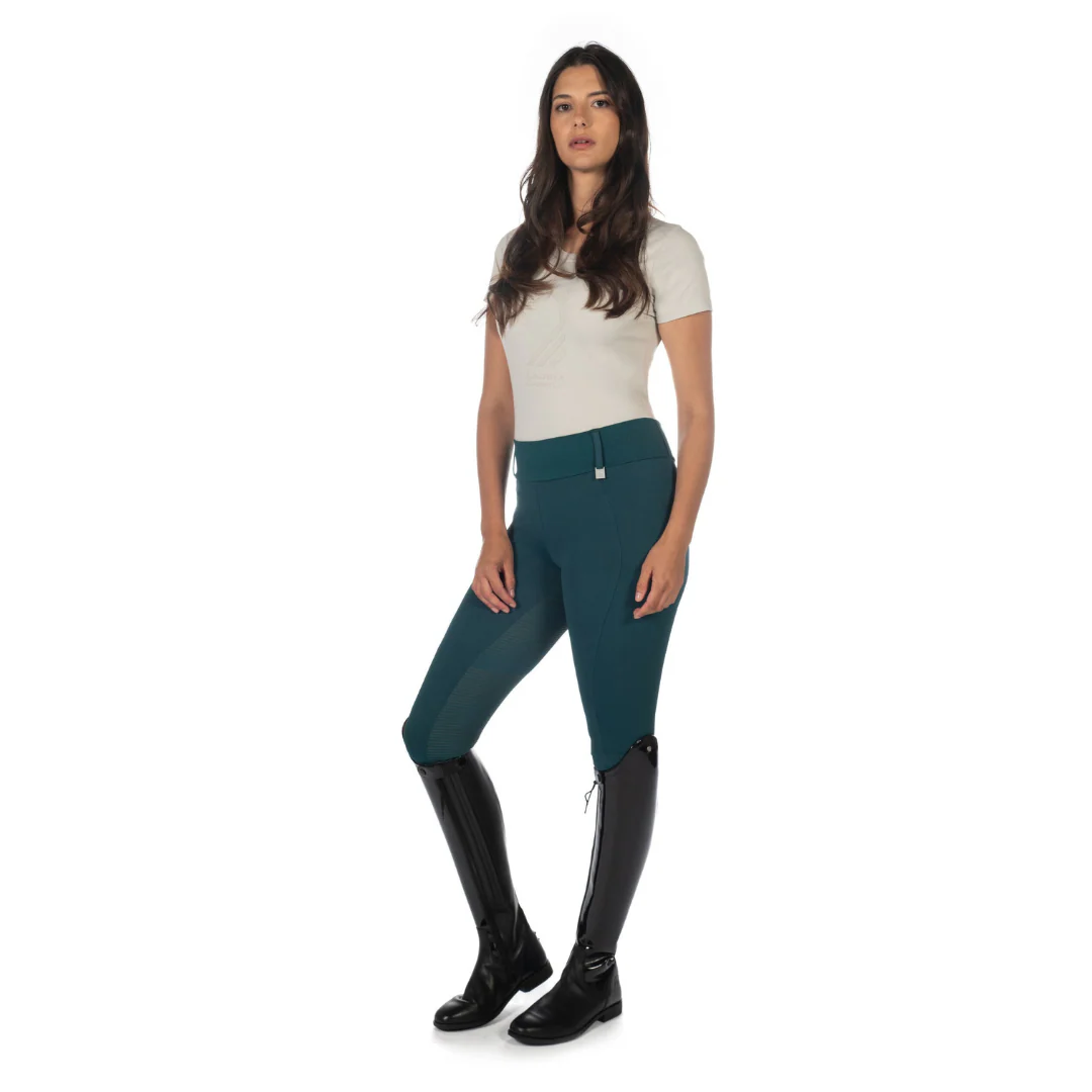 HKM Women's Silicone Full Seat Riding Tights -Livigno- - Image 8