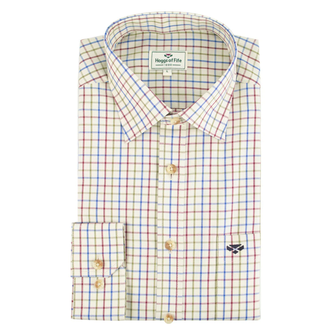 Hoggs of Fife Inverness Men's Cotton Tattersall Shirt - Image 5
