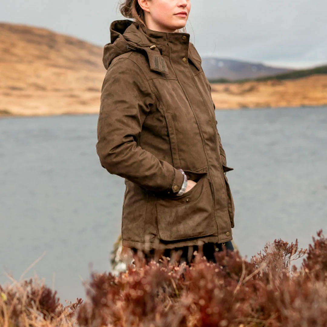 Hoggs of Fife Rannoch Ladies Waterproof Hunting Jacket - Image 2
