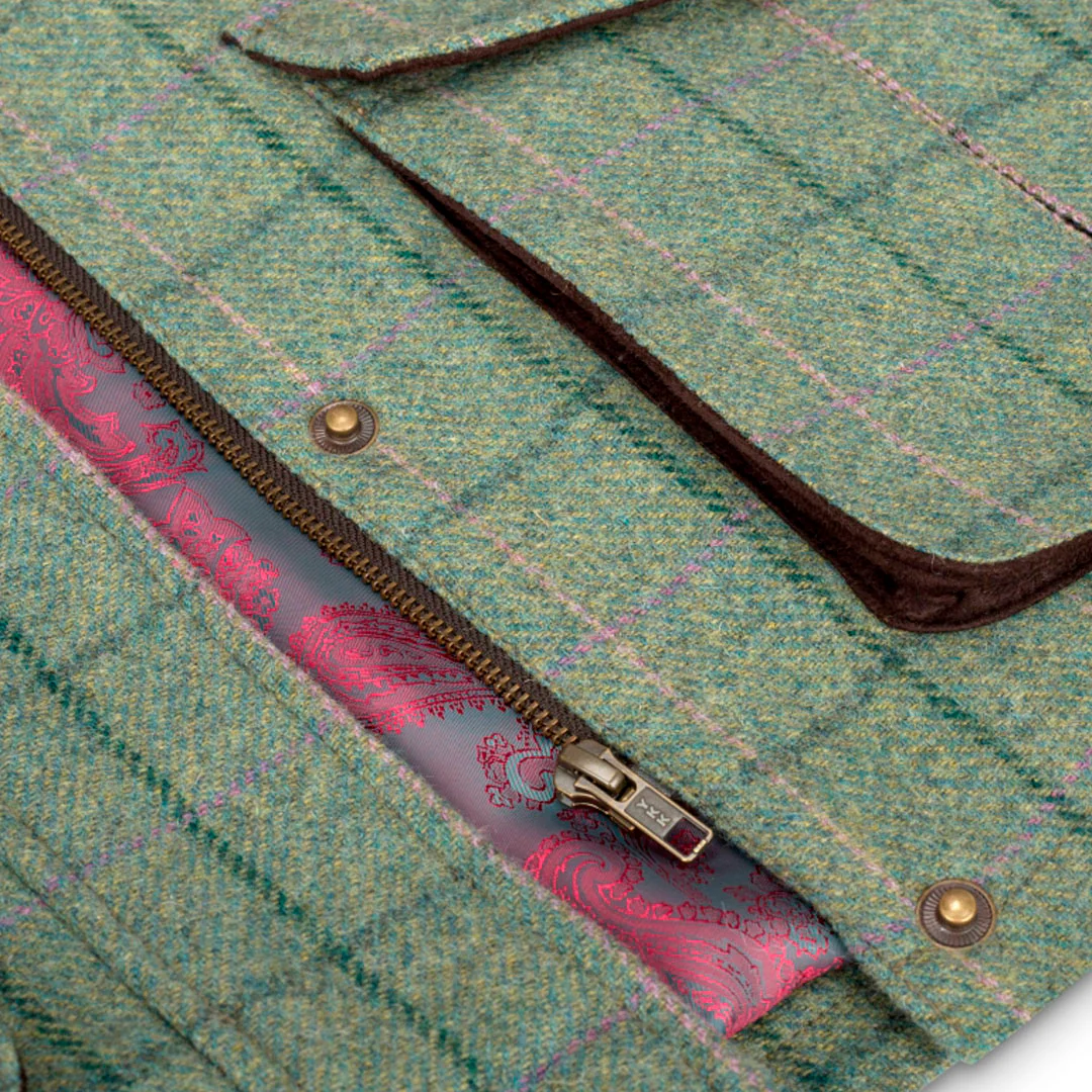 Hoggs of Fife Roslin Ladies Technical Tweed Field Coat - Image 4