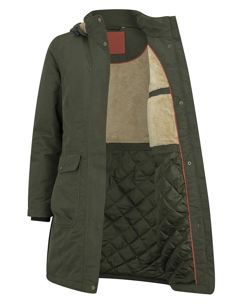 Hoggs of Fife Walker Ladies Long Coat - Image 3