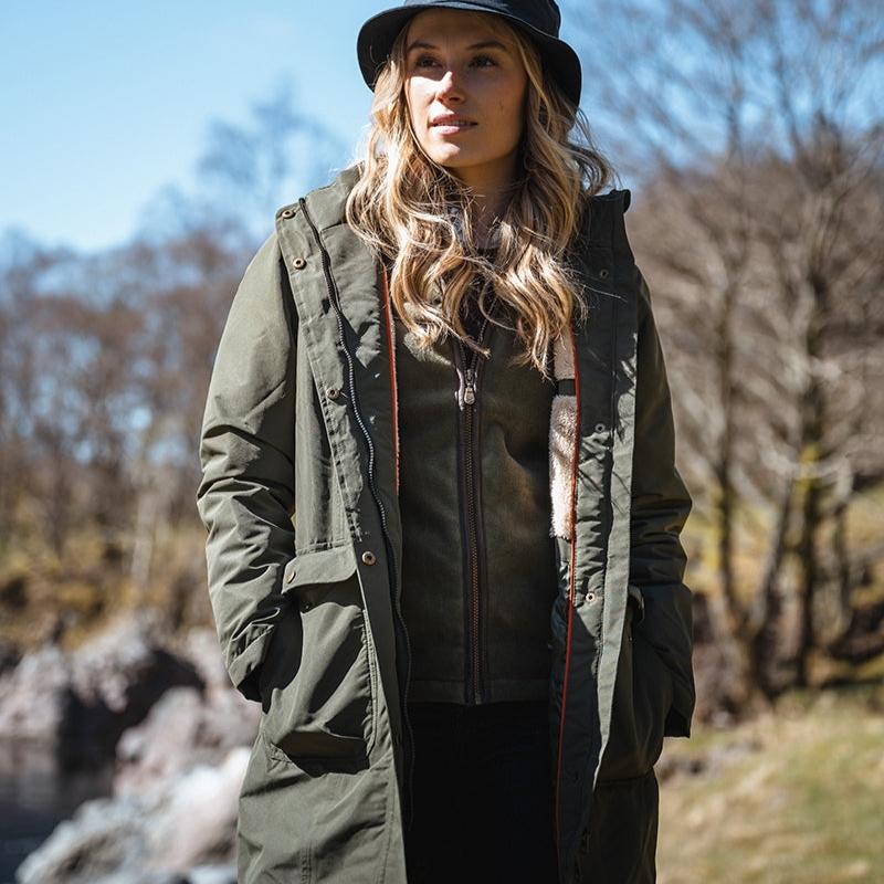 Hoggs of Fife Walker Ladies Long Coat - Image 5