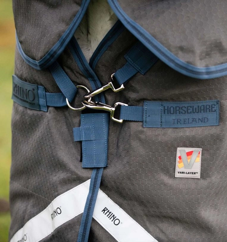 Horseware Ireland Rhino Plus HexStop 100g Vari Layer Turnout Rug - Image 3