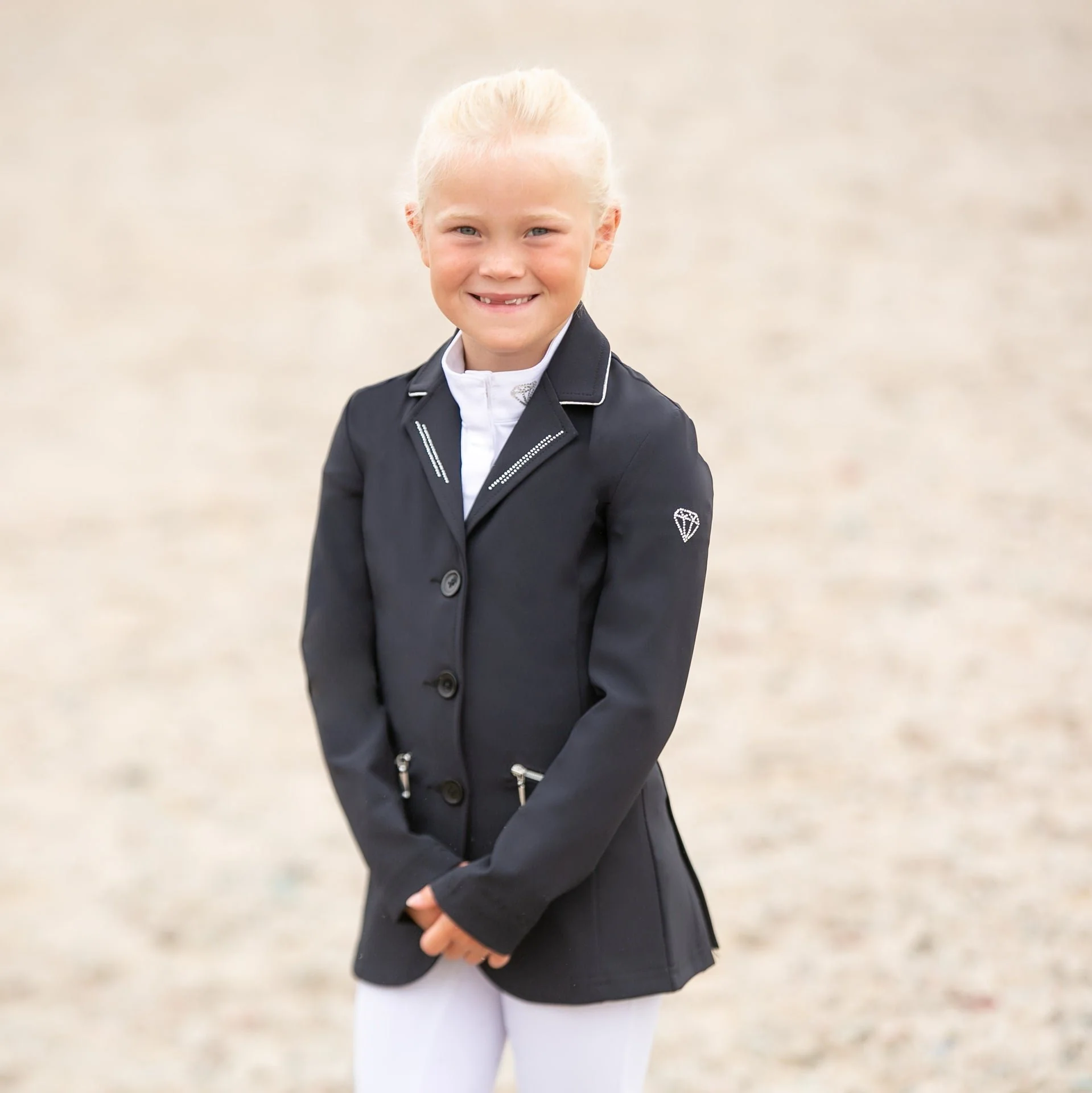 Hy Equestrian Cadiz Mizs Children's Show Jacket - Image 7