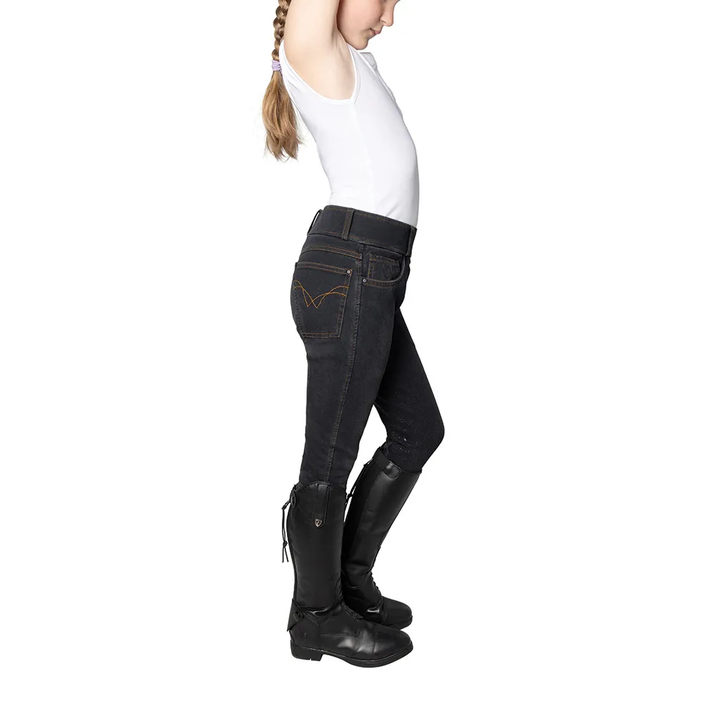 Hy Equestrian Elevate Mizs Style Denim Breeches - Image 11
