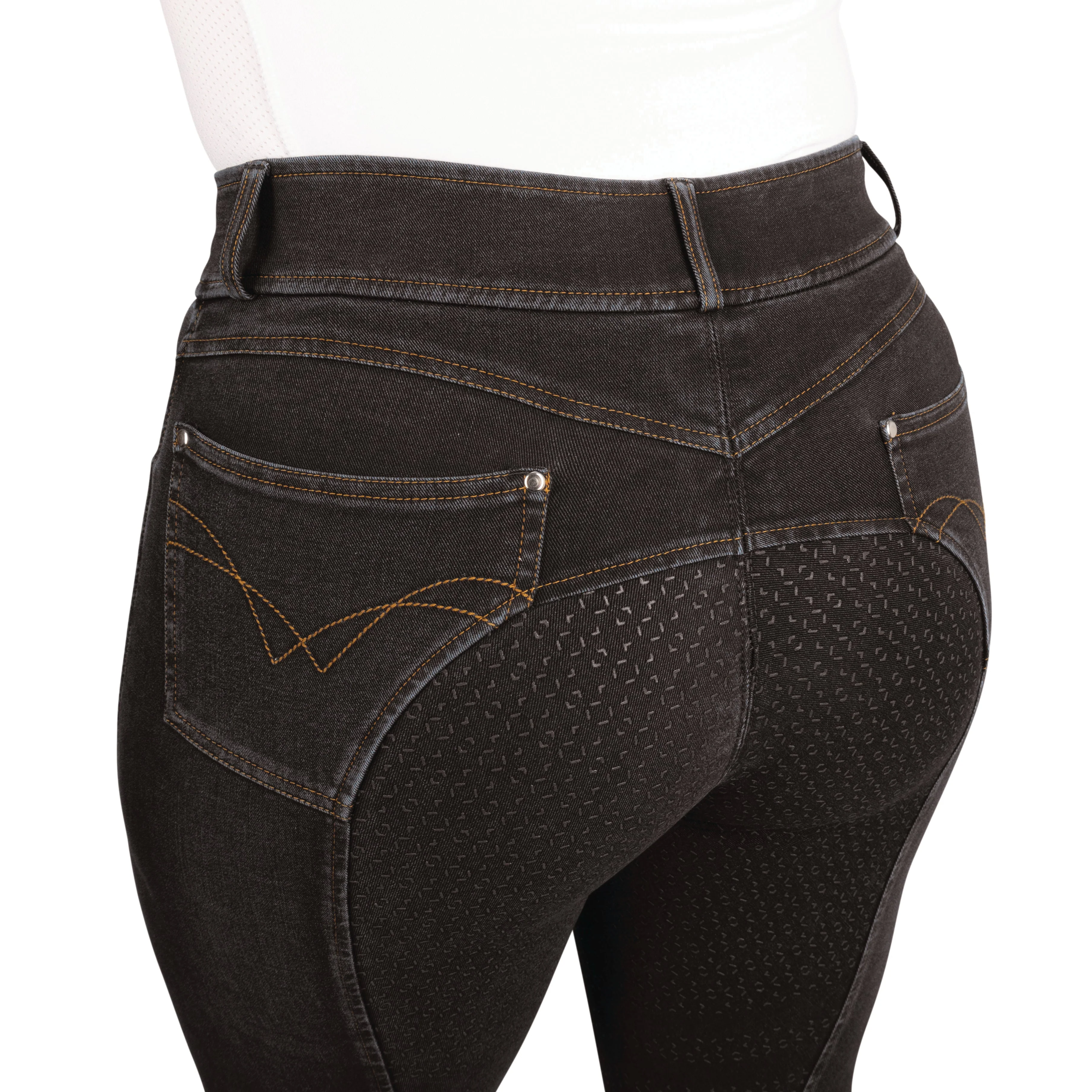 Hy Equestrian Elevate Style Denim Breeches - Image 14