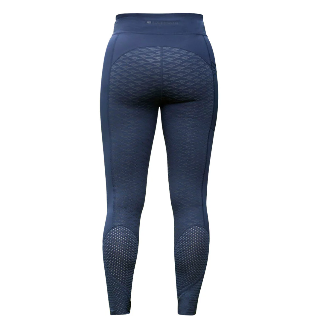 Hy Equestrian Fordwich Children's Full Grip Riding Tights - Image 4
