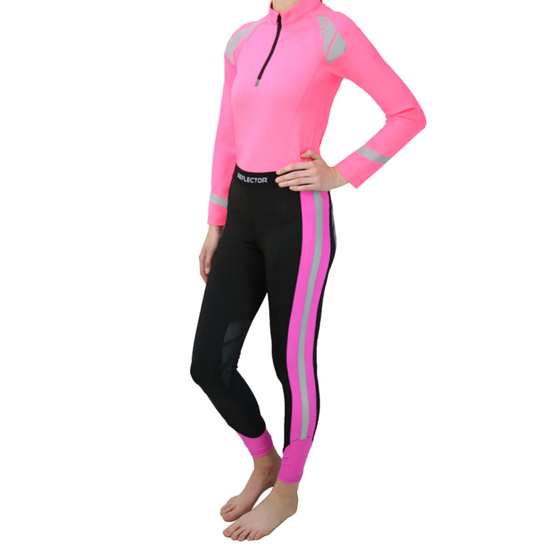 Hy Equestrian Children's Reflector Riding Tights