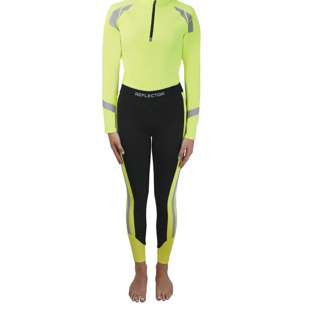 Hy Equestrian Children's Reflector Riding Tights - Image 4