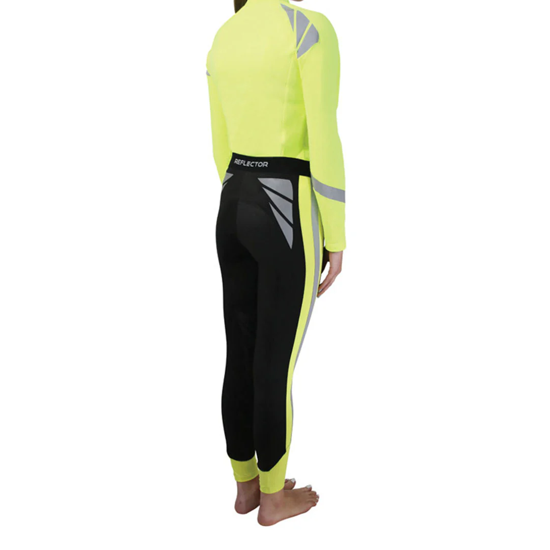 Hy Equestrian Children's Reflector Riding Tights - Image 6