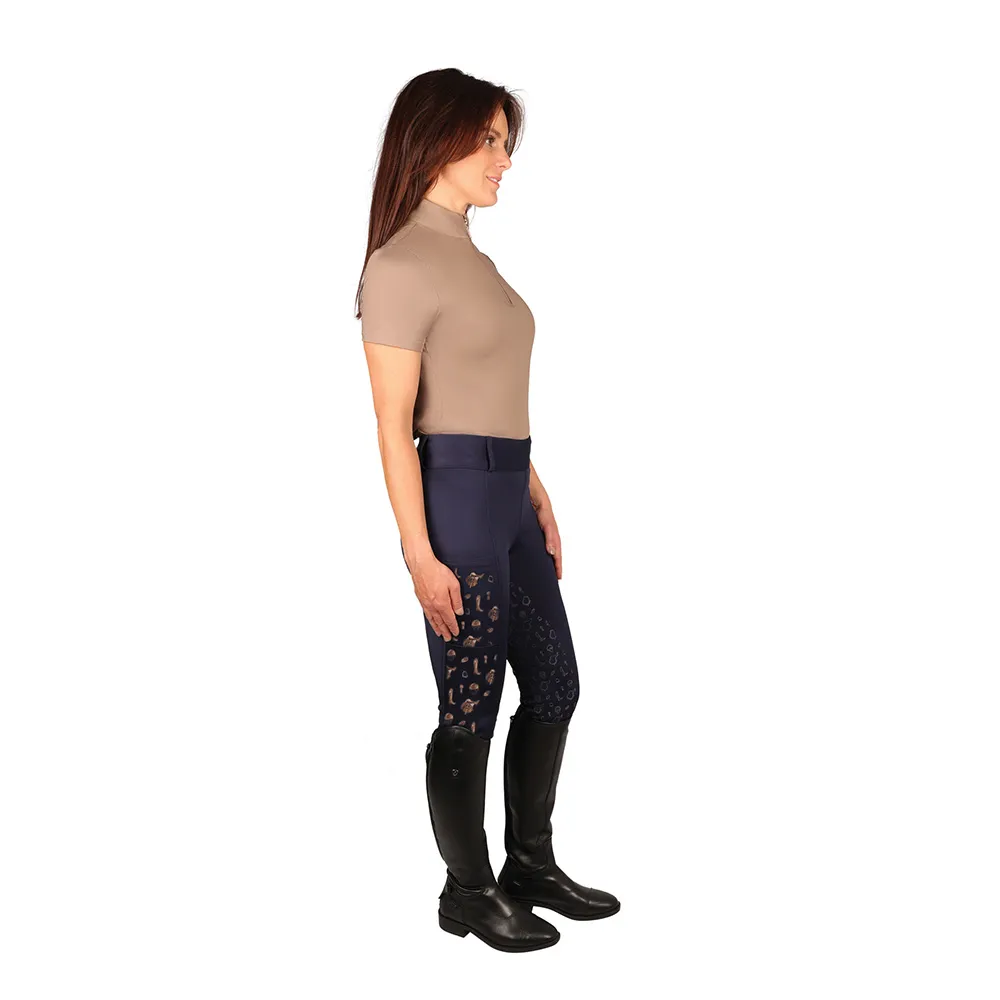 Hy Equestrian Ladies Elevate Country Short Sleeve Base Layer - Image 2