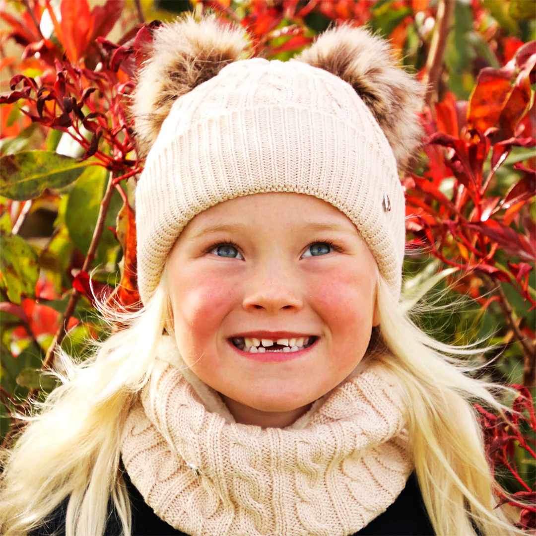 Hy Equestrian Morzine Children's Bobble Hat - Image 2
